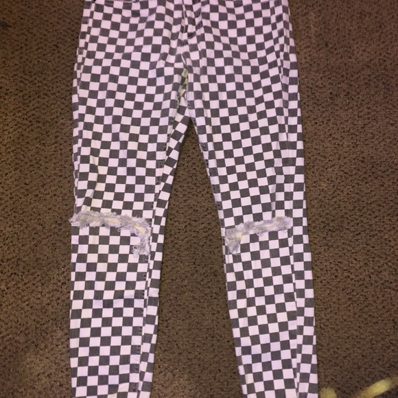 Checkered Dickies Jeans - Picture 1 of 2